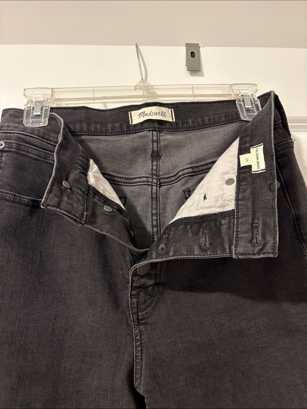 Madewell Charcoal High-Rise Jeans